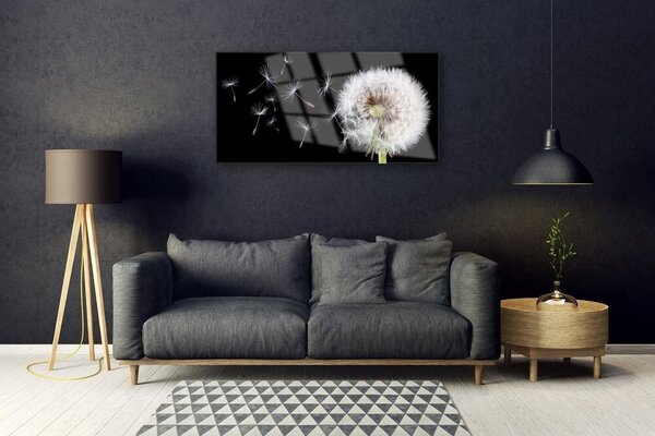Obraz na skle Púpava 100x50 cm 2 Prívesky