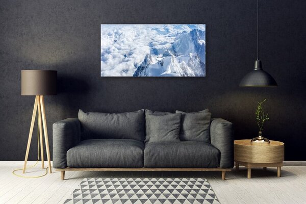 Obraz na skle Hory príroda 100x50 cm 2 Prívesky