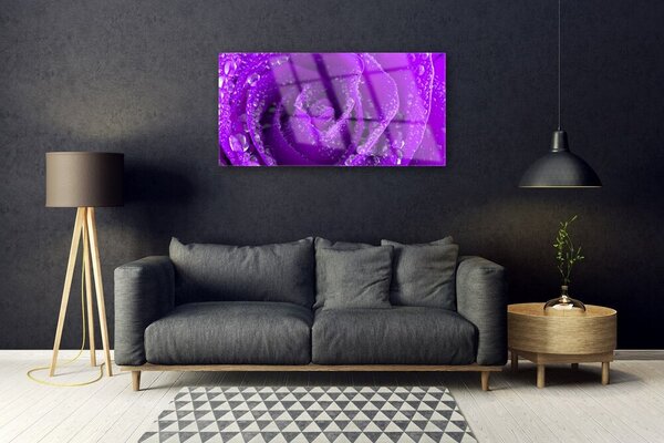 Obraz na skle Ruže kvet 100x50 cm 2 Prívesky