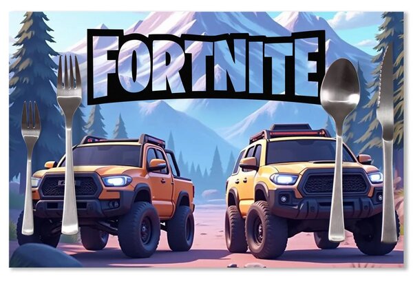 Sablio Prestieranie FORTNITE Off-road autá: 40x30cm