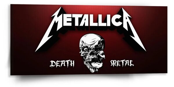 Sablio Obraz METALLICA Death metal - 110x50 cm