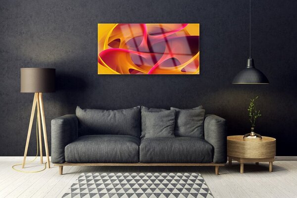 Obraz na skle Abstrakcia umenie 100x50 cm 2 Prívesky
