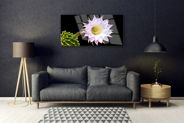 Obraz na skle Kvet 100x50 cm 2 Prívesky