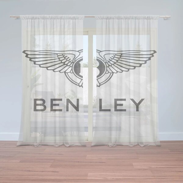 Sablio Záclony Bentley na bielej: 2ks 150x250cm
