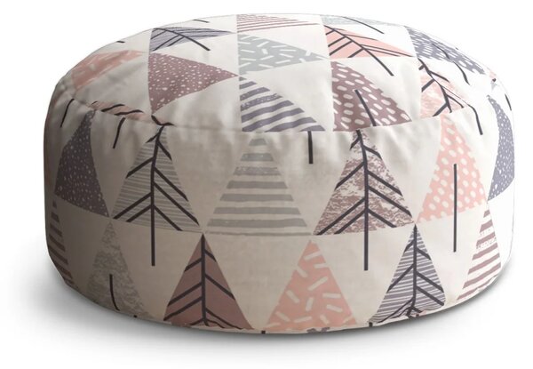 Sablio Taburet Farebné stromčeky: 38x48 cm