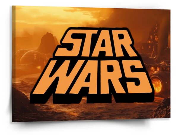 Sablio Obraz Star Wars Lávová planéta - 150x110 cm