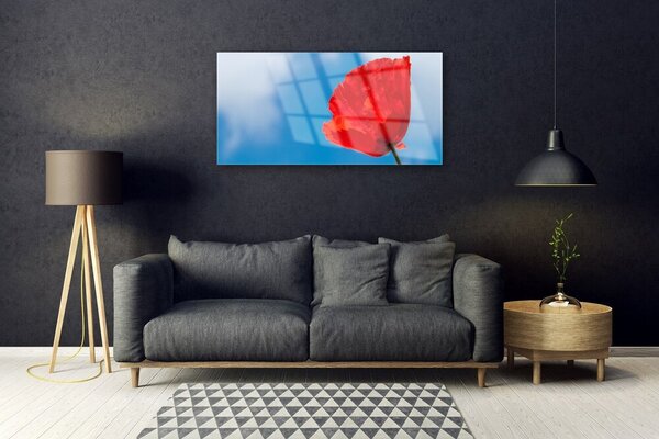 Obraz na skle Tulipán 100x50 cm 2 Prívesky