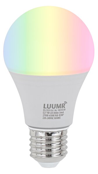 Stmievateľná LED žiarovka E27 A60 Opal 9W 806lm 2700-6500K