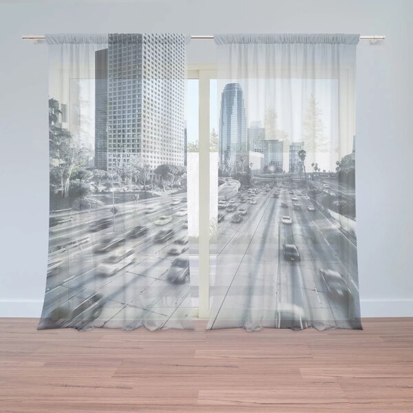 Sablio Záclony Mestská cesta: 2ks 150x250cm