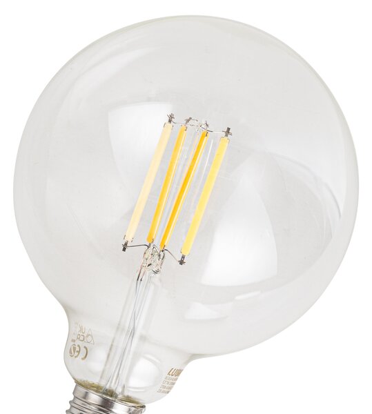 Sada 5 inteligentných stmievateľných LED žiaroviek E27 G125 číra 7W 806 lm 2700-6500K Zigbee