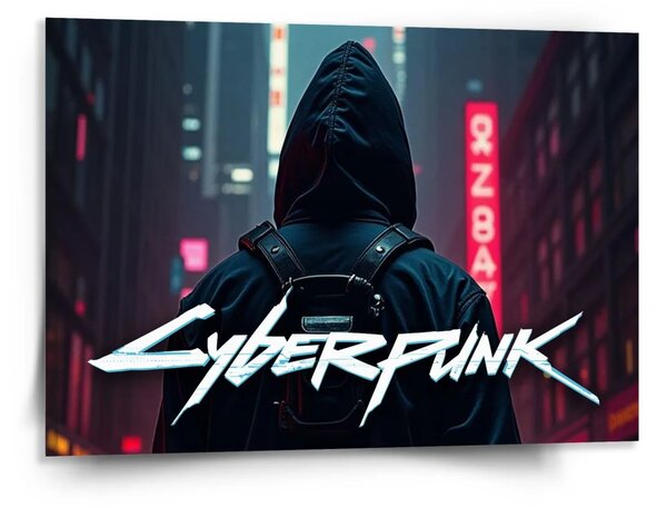Sablio Obraz Cyberpunk 2077 Výhľad na mesto - 150x110 cm