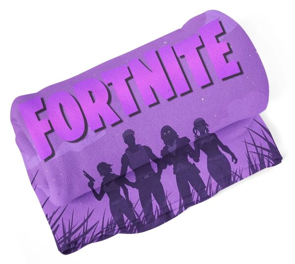 Sablio Deka FORTNITE Fialová silueta - 150x120 cm