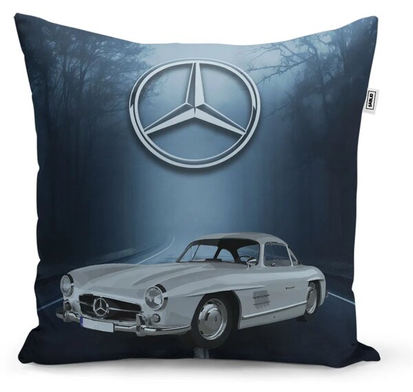 Sablio Vankúš Mercedes-Benz 300 SL V lese - 40x40 cm