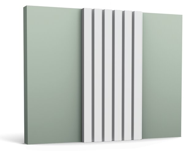 ORAC Decor , ORAC dekoračný prvok W111, 3d panel 200x25x2 cm, biela