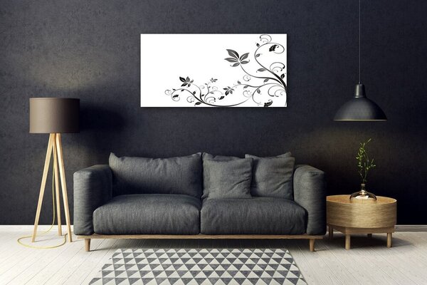 Skleneny obraz Abstrakcie rastliny listy 100x50 cm 2 Prívesky