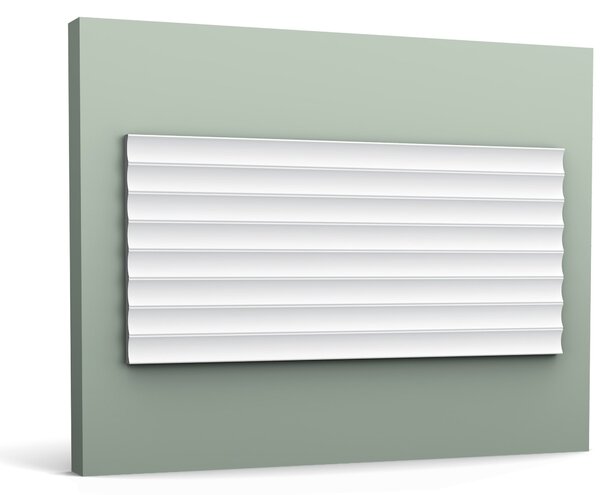 Orac Ribbed ORAC Decor, ORAC dekoračný prvok W109, 3d panel 200x25x1,3 cm, biela ...