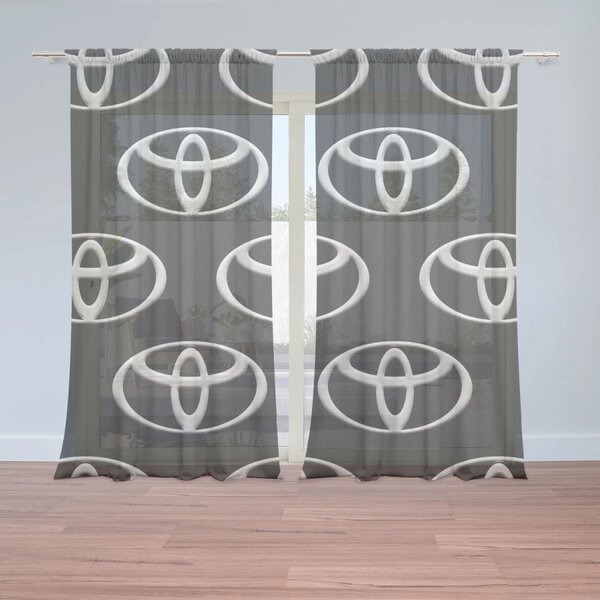 Sablio Záclony Toyota Pattern: 2ks 150x250cm