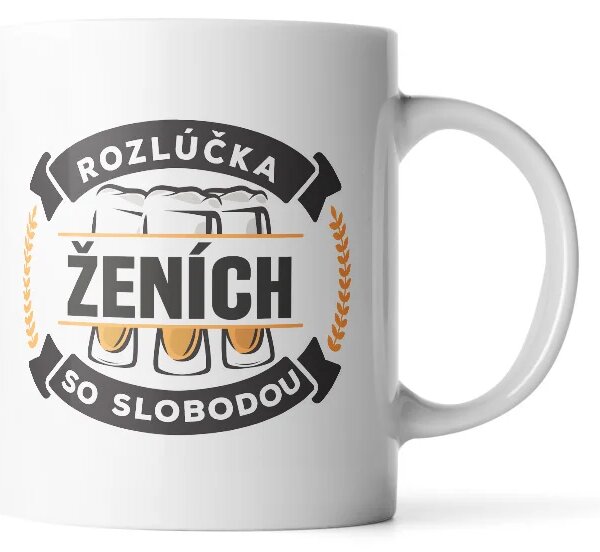 Sablio Hrnček Rozlúčka so slobodou ženícha - 330 ml - standard