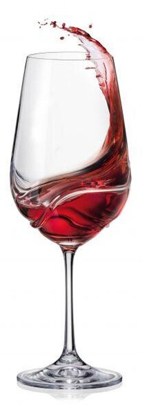 Bohemia Crystal Poháre na červené víno Turbulence 40774/350ml (set po 2ks)