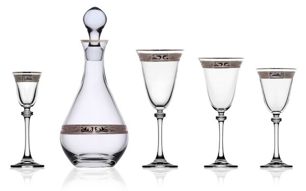 Bohemia Crystal poháre na likér Alexandra 60ml (set po 6ks)