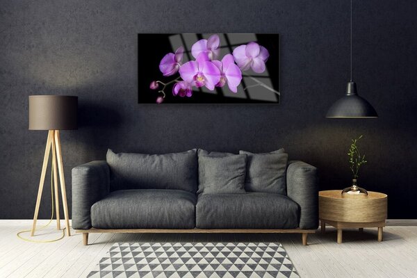 Skleneny obraz Vstavač orchidea kvety 100x50 cm 2 Prívesky
