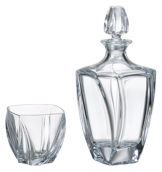 Bohemia Crysal Whisky set Neptune 99999/9/99S39/087 (set 1 karafa + 6 pohárov)