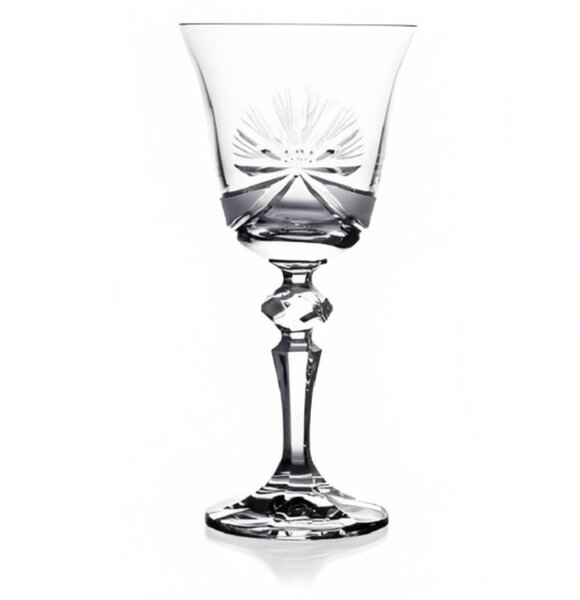 Bohemia Crystal Brúsené poháre na víno Laura 1S116/17002/170ml (set po 6 ks)