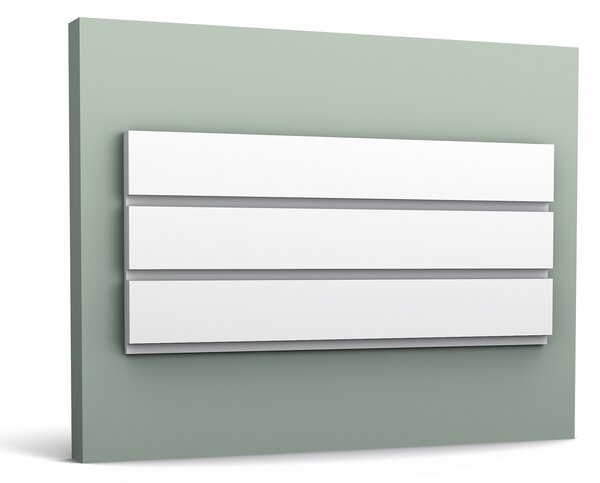 ORAC Decor , ORAC dekoračný prvok W116, 3d panel 200x25x2 cm, biela