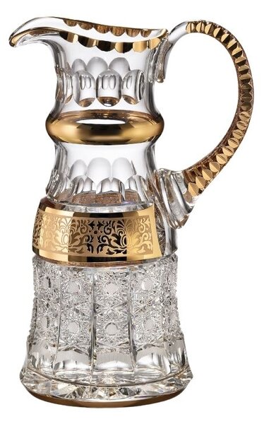Bohemia Crystal ručne brúsený džbán Romantic Horizont 1,2l