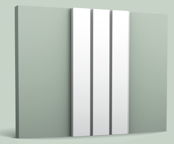 ORAC Decor , ORAC dekoračný prvok W116, 3d panel 200x25x2 cm, biela
