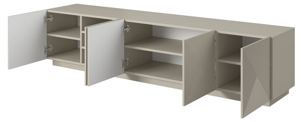 TV stolík Asha 200 cm na sokli - kašmírová