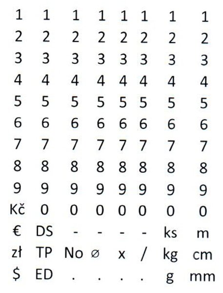Etiketovacie kliešte Motex 5500