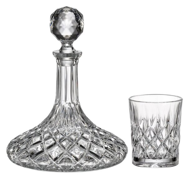 Angela whisky set 99999/14100/149 (1 fľaša + 6 odlievok)