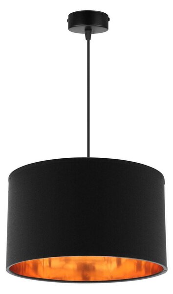 Závesné svietidlo Shade, 1x textilné tienidlo (výber zo 6 farieb), (výber z 3 farieb konštrukcie), (fi 35cm), g