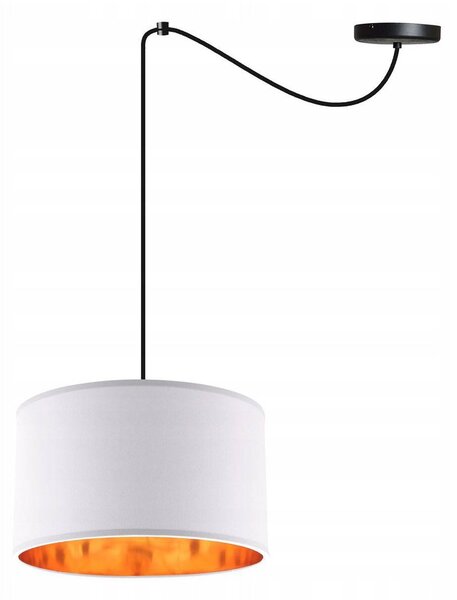 Závesné svietidlo Shade Spider, 1x textilné tienidlo (výber zo 6 farieb), (výber z 2 farieb konštrukcie), g