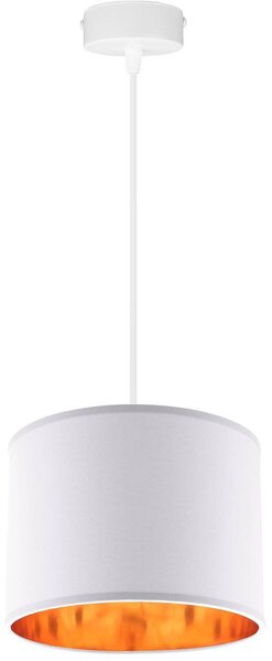 Závesné svietidlo Shade, 1x textilné tienidlo (výber zo 4 farieb), (výber z 3 farieb konštrukcie), (fi 20cm), g