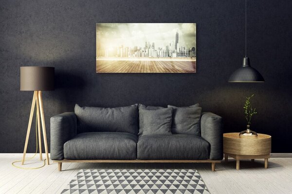 Skleneny obraz Mesto new york paneláky 100x50 cm 2 Prívesky