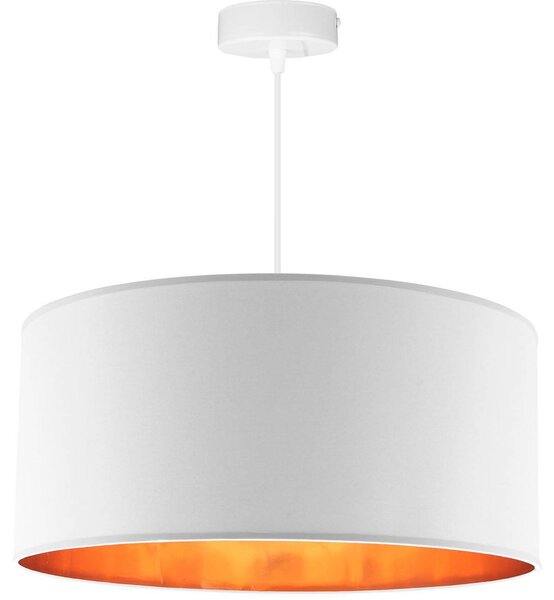 Závesné svietidlo Shade, 1x textilné tienidlo (výber zo 4 farieb), (výber z 3 farieb konštrukcie), (fi 44cm), g