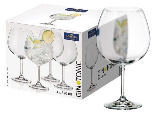 Bohemia Crystal Gin Tonic poháre na miešané nápoje 820 ml (4 ks)
