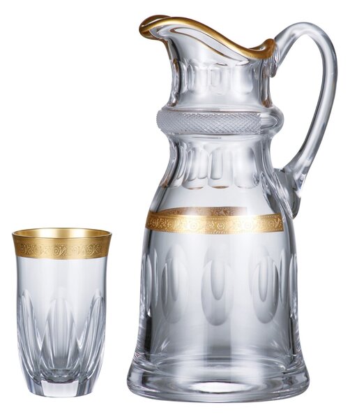 Bohemia Crystal Set na vodu Jessie (set 1 džbán + 2 poháre)