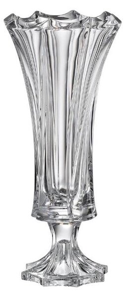 Bohemia Crystal váza na nohe Bromelias 390mm