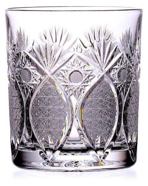 Bohemia Crystal Ručne brúsené poháre na whisky a rum Brilliant 320ml (set po 6ks)