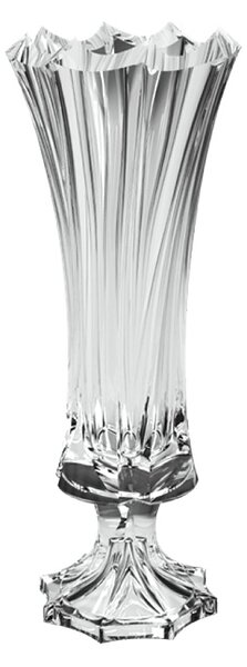 Bohemia Crystal váza na nohe Bromelias 390mm
