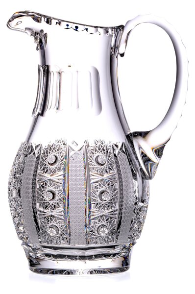 Bohemia Crystal Ručne vyrábaný a ručne brúsený Džbán Iris 1300ml