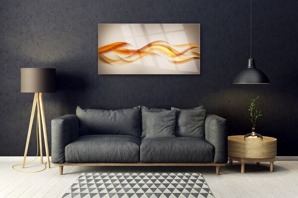 Skleneny obraz Abstrakcia vlny art umenie 100x50 cm 2 Prívesky