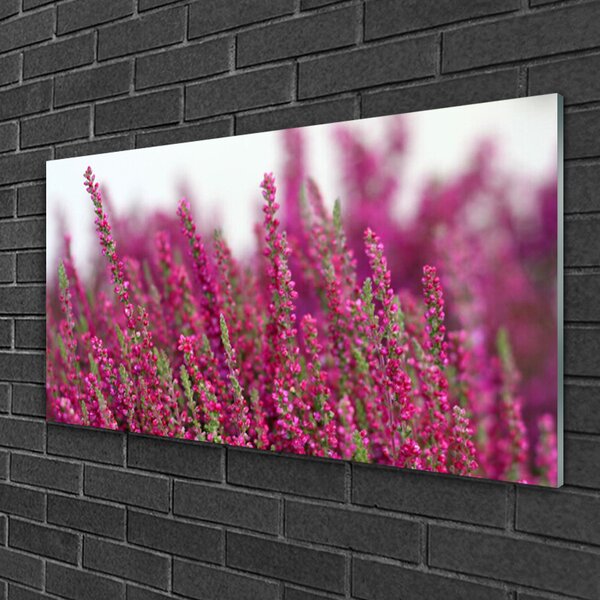 Skleneny obraz Kvety lúka príroda 100x50 cm 2 Prívesky