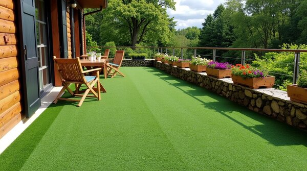 Trade Concept, Umelá tráva Pure Green, vyrezať kruh, šíře 2m,4m, zelená