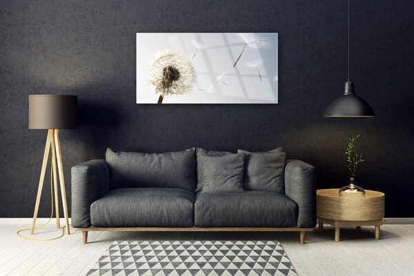 Skleneny obraz Púpava kvety príroda 100x50 cm 2 Prívesky