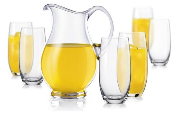 Bohemia Crystal set Lemonade nealko (1 džbán + 6 pohárov)