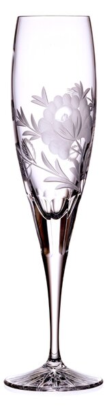 Bohemia Crystal Ručne brúsené poháre na šampanské Rose 200ml (set po 2ks)